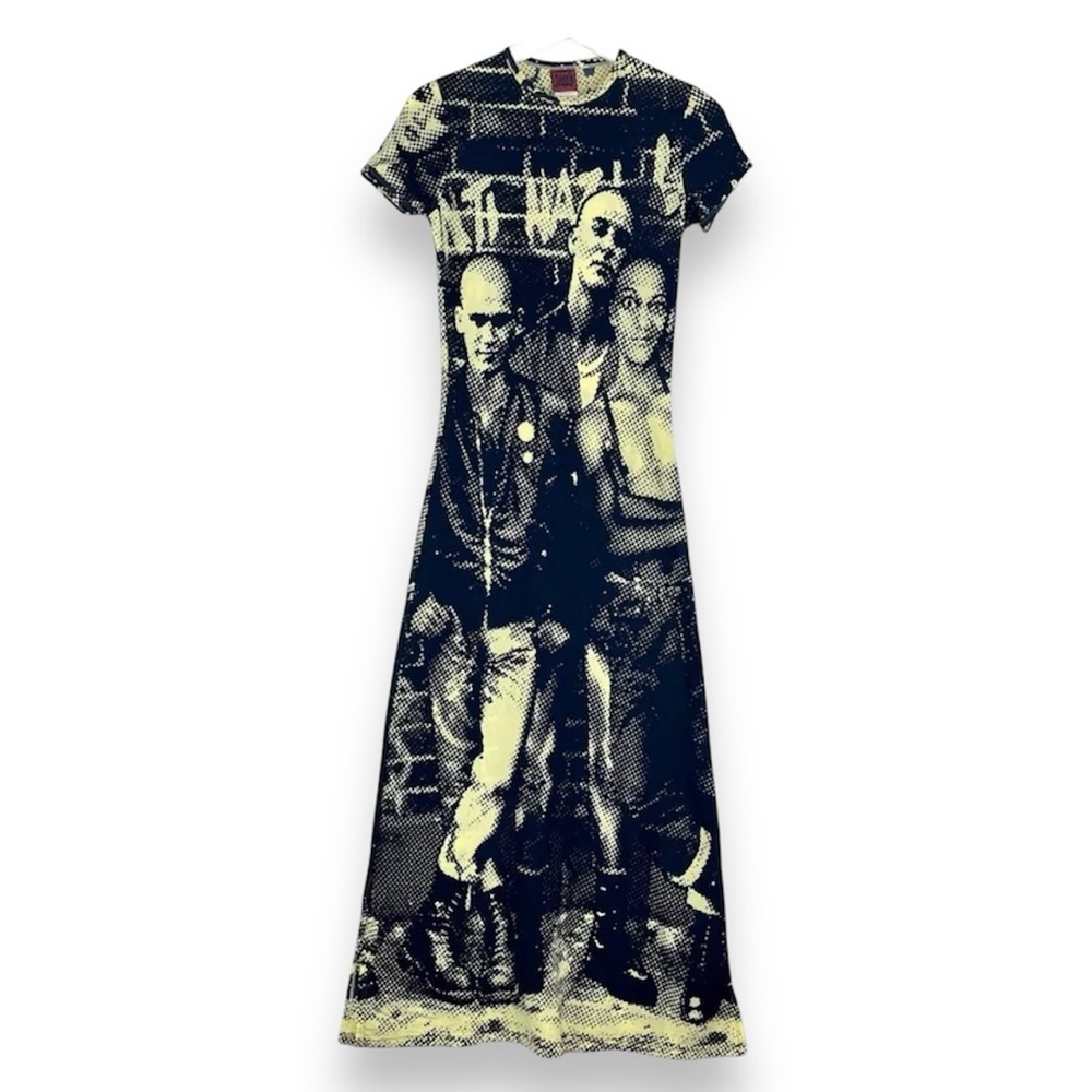 RARE/ORIGINAL Y2K Jean Paul Gaultier ‘92 “Fight Racism” Dress Sz 40 EUC OOAK HTF - Picture 2 of 10